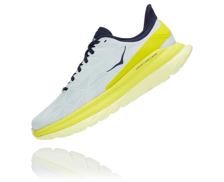 Hoka One One ランニングシューズ メンズ 白 - Mach 4 - QD8957612